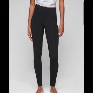 Athleta Black High Rise Chaturanga Tights
